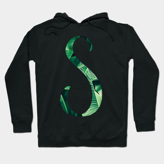 S initial cursive Hoodie by LFariaDesign